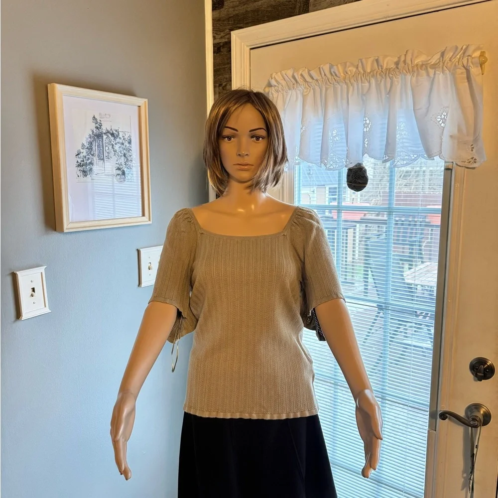 Catherine Malandrino Short Sleeve‎ Sweater SZ MED NWT